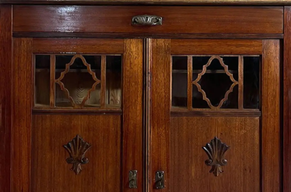 1920er Vertiko ANTIK Jugendstil VINTAGE Spiegel Kommode Schrank von 1920 580 11