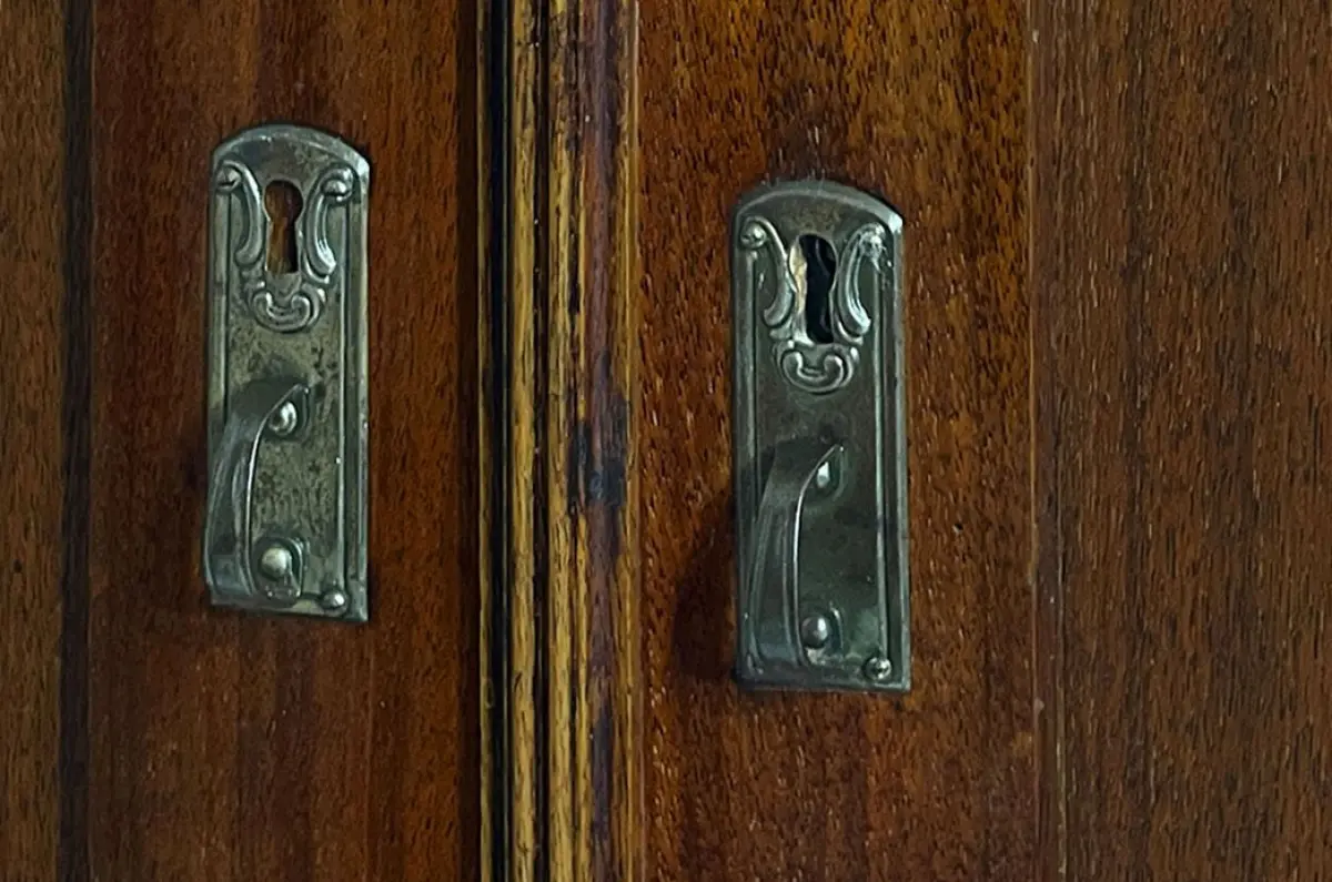 1920er Vertiko ANTIK Jugendstil VINTAGE Spiegel Kommode Schrank von 1920 580 14