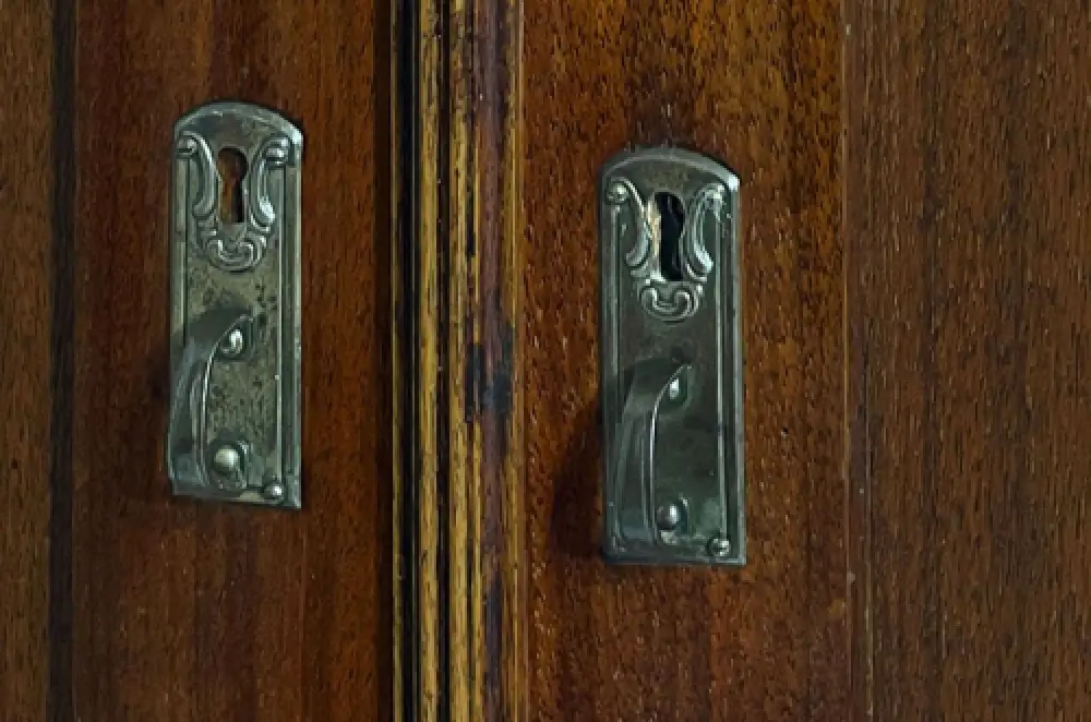 1920er Vertiko ANTIK Jugendstil VINTAGE Spiegel Kommode Schrank von 1920 580 14