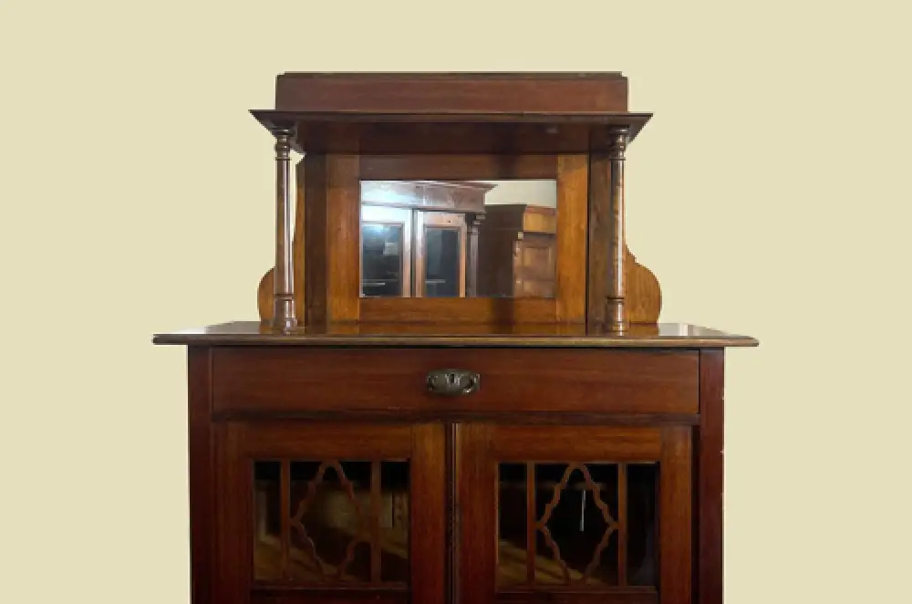 1920er Vertiko ANTIK Jugendstil VINTAGE Spiegel Kommode Schrank von 1920 580 15