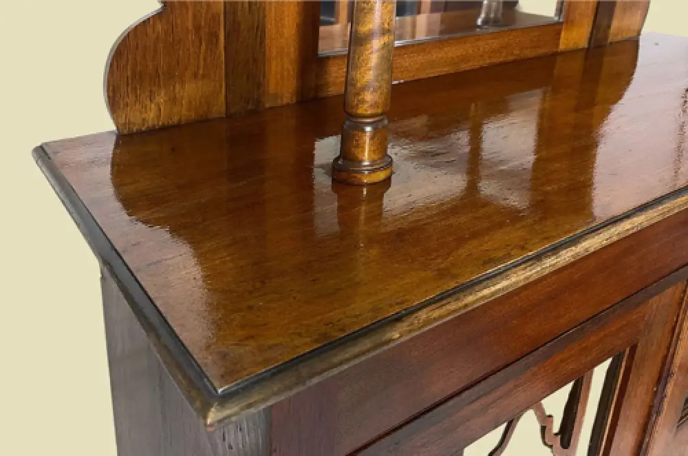 1920er Vertiko ANTIK Jugendstil VINTAGE Spiegel Kommode Schrank von 1920 580 7