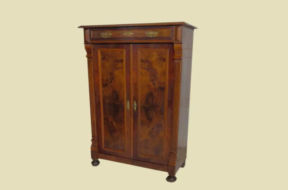 1880er Vertiko ANTIK Gründerzeit VINTAGE Nußbaum Kommode Schrank von 1880 1