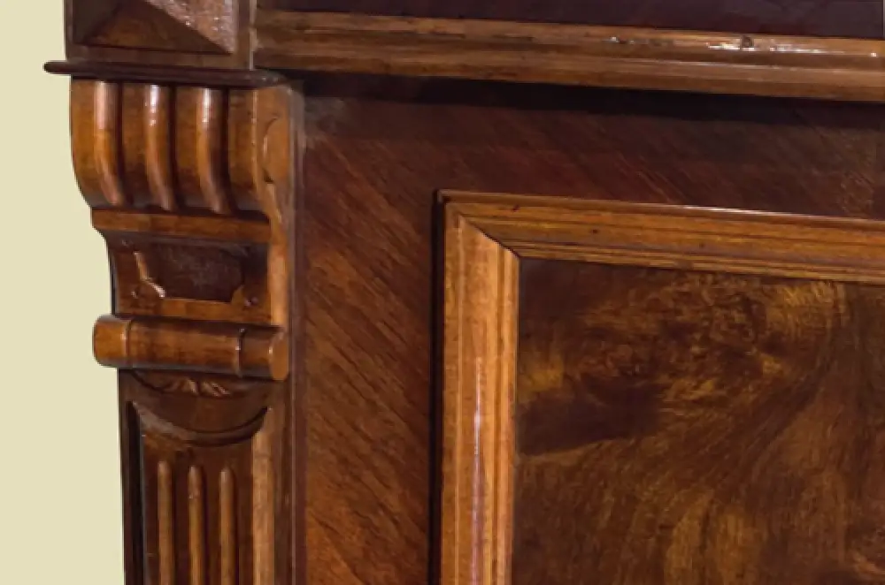 1880er Vertiko ANTIK Gründerzeit VINTAGE Nußbaum Kommode Schrank von 1880 11