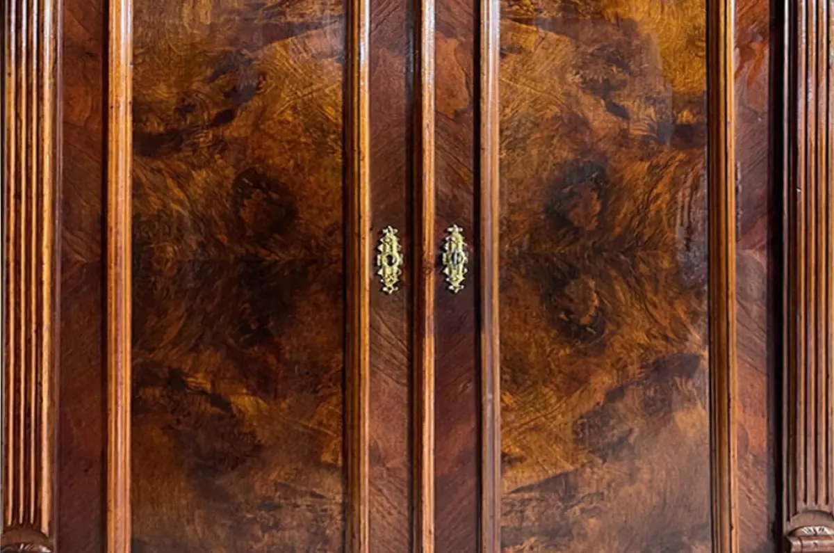 1880er Vertiko ANTIK Gründerzeit VINTAGE Nußbaum Kommode Schrank von 1880 13