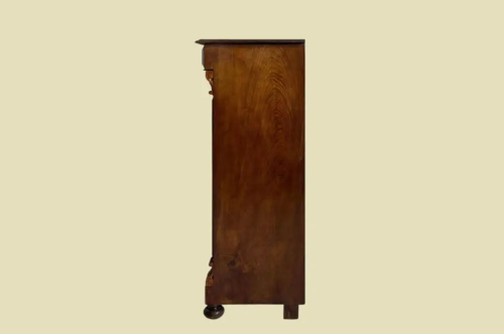 1880er Vertiko ANTIK Gründerzeit VINTAGE Nußbaum Kommode Schrank von 1880 18