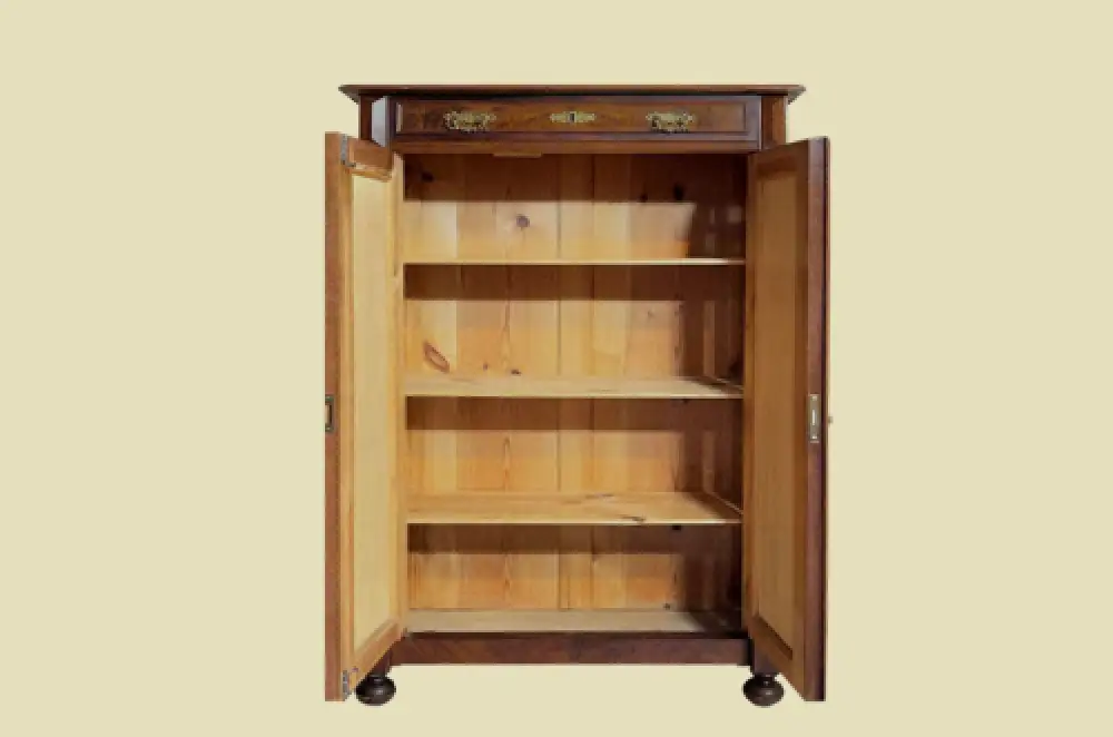 1880er Vertiko ANTIK Gründerzeit VINTAGE Nußbaum Kommode Schrank von 1880 4