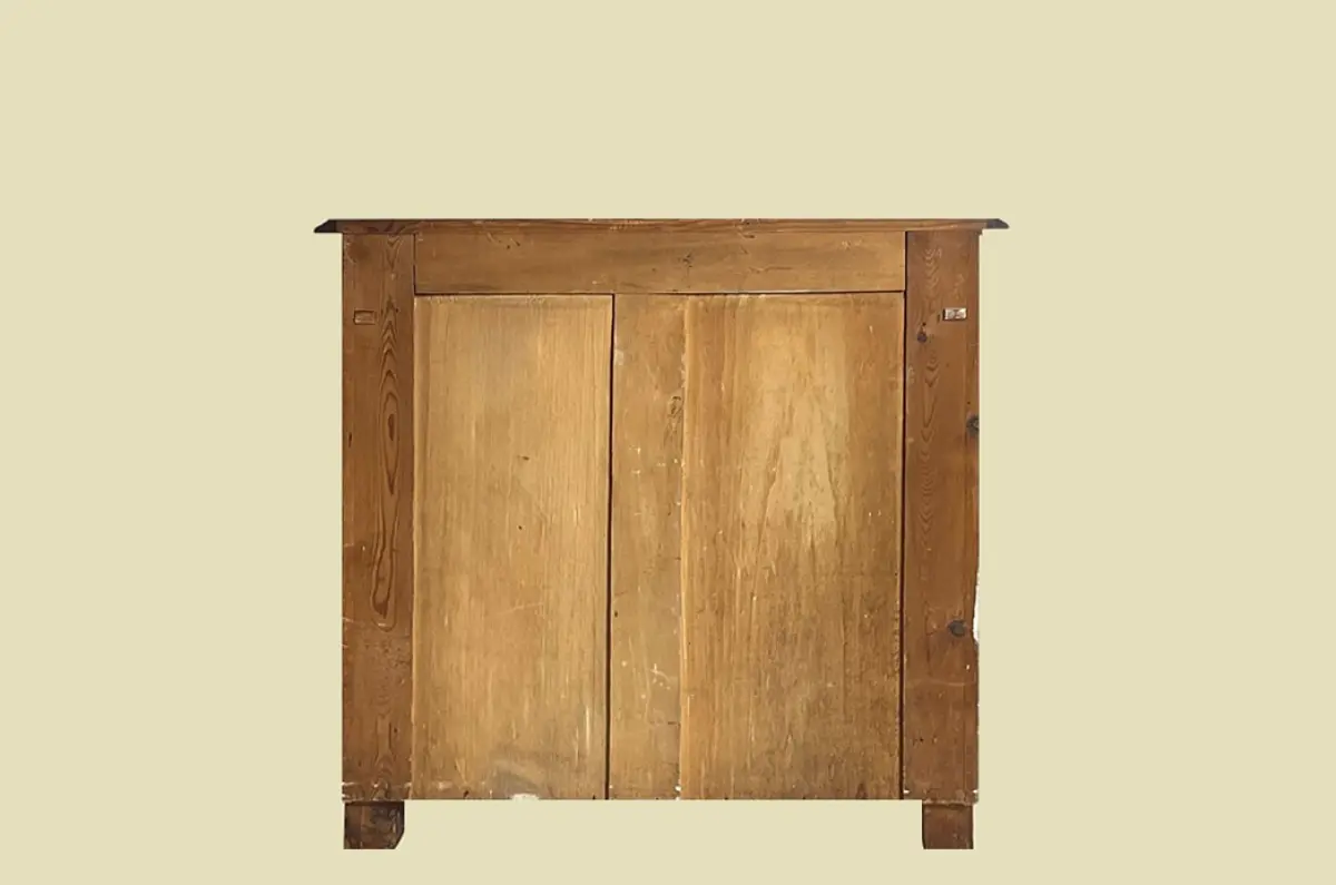 1880er Kommode ANTIK Gründerzeit VINTAGE Nußbaum Halbschrank Schrank von 1880 15