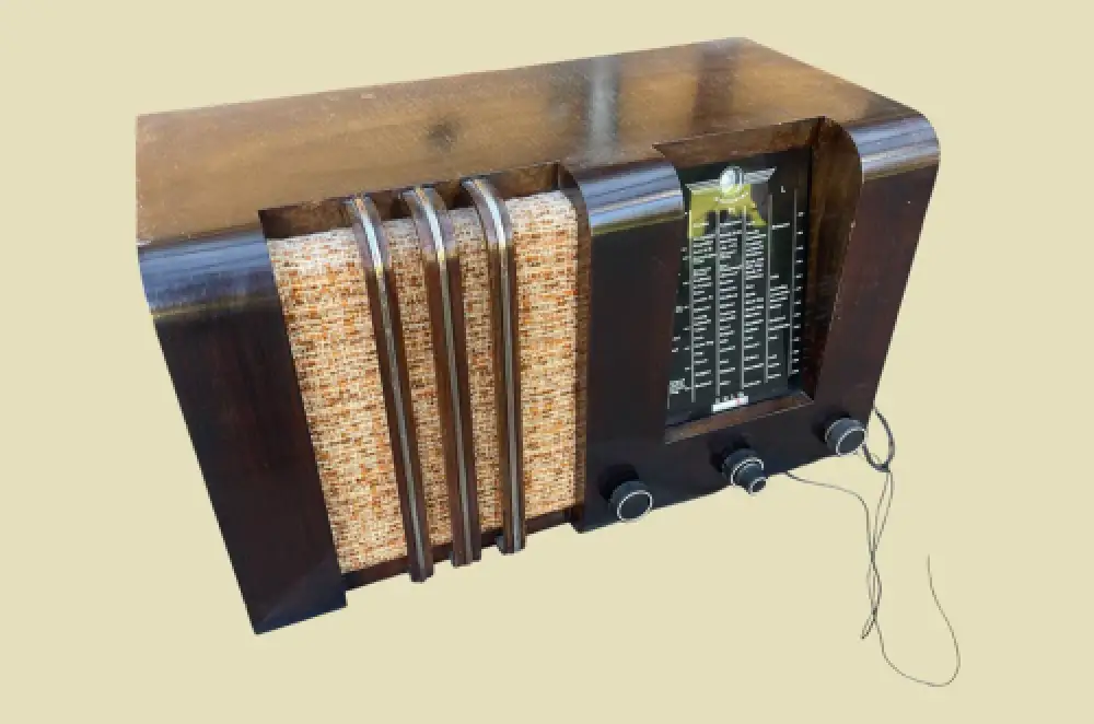 1939 ORIGINAL IMPERIAL J49GW Volksempfänger Radio - Audio Eingang für CDs 0