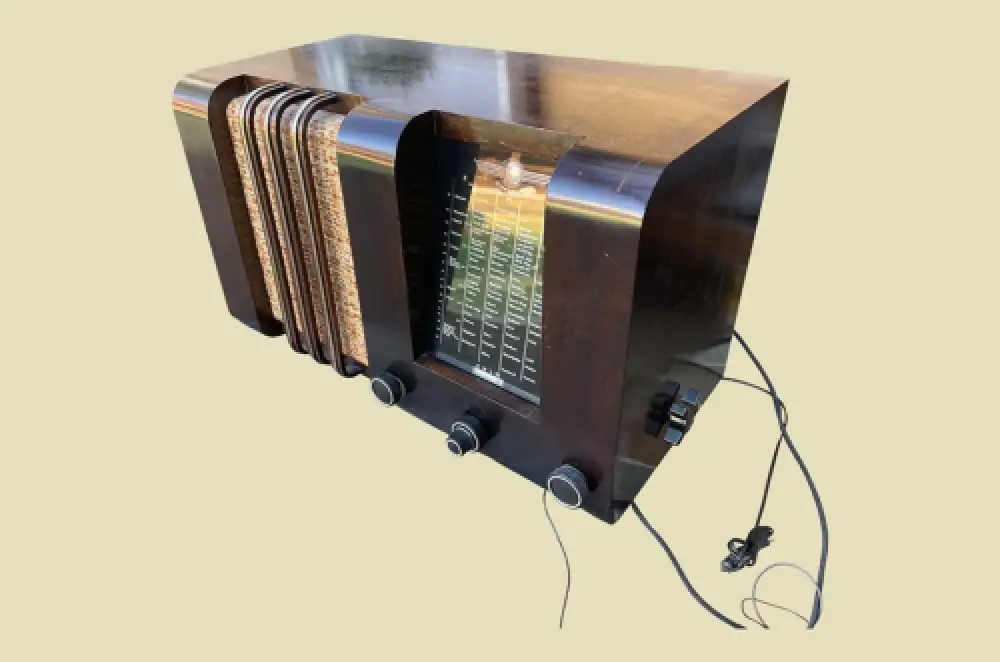 1939 ORIGINAL IMPERIAL J49GW Volksempfänger Radio - Audio Eingang für CDs 1