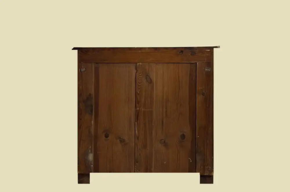 1840er Kommode ANTIK Louis Philippe VINTAGE Nußbaum Halbschrank von 1840 17