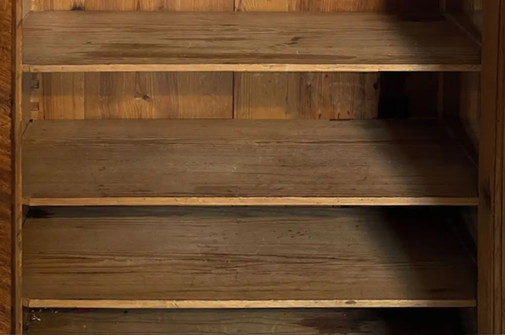 1840er Vertiko ANTIK Louis Philippe Nußbaum VINTAGE Schrank Kommode von 1840 5