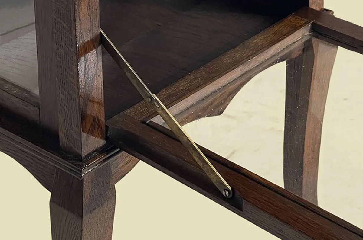 1920er Rauchtisch ANTIK Jugendstil VINTAGE Beistell Vitrine Tee Tisch von 1920 11