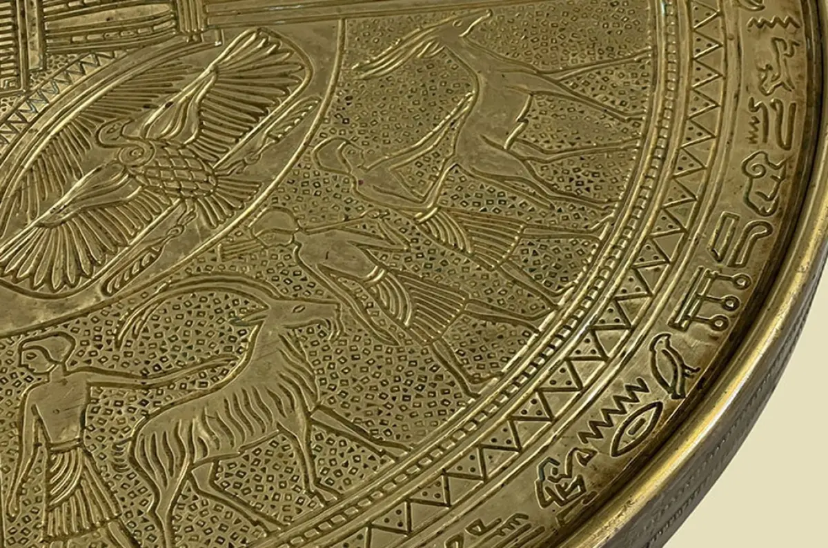 1920er Rauchtisch ANTIK Jugendstil VINTAGE Beistell Vitrine Tee Tisch von 1920 6