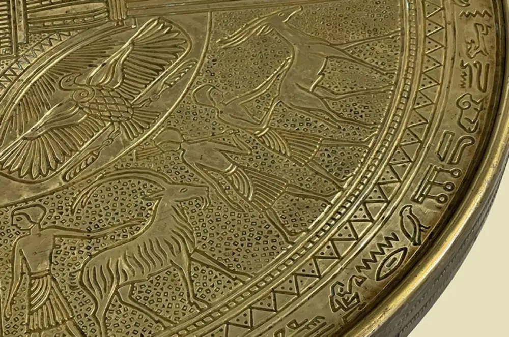 1920er Rauchtisch ANTIK Jugendstil VINTAGE Beistell Vitrine Tee Tisch von 1920 6