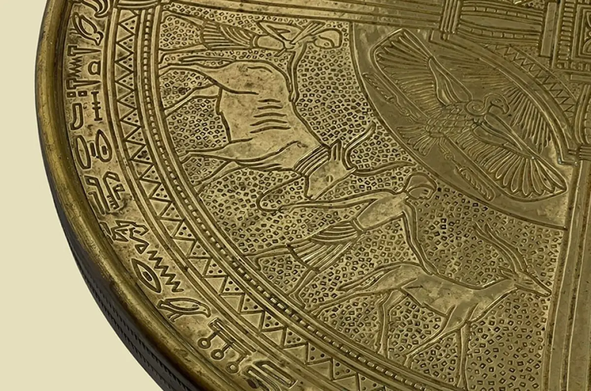 1920er Rauchtisch ANTIK Jugendstil VINTAGE Beistell Vitrine Tee Tisch von 1920 7