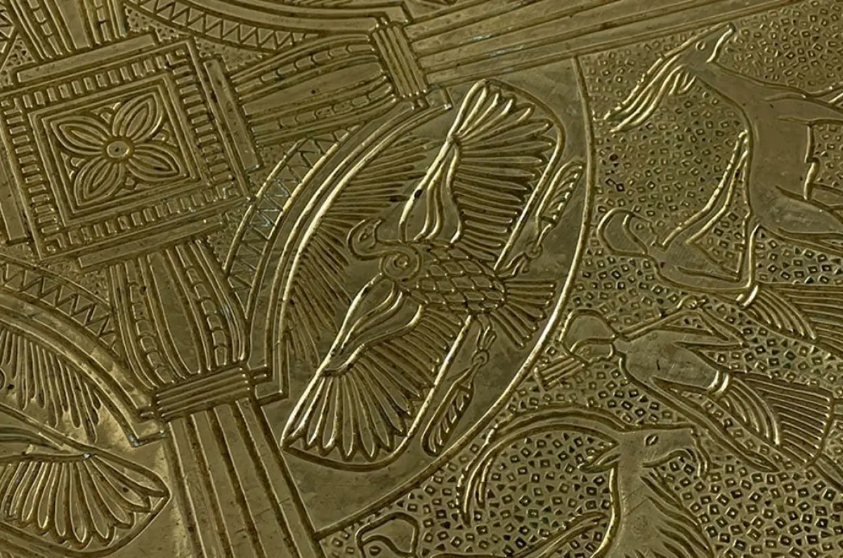 1920er Rauchtisch ANTIK Jugendstil VINTAGE Beistell Vitrine Tee Tisch von 1920 8