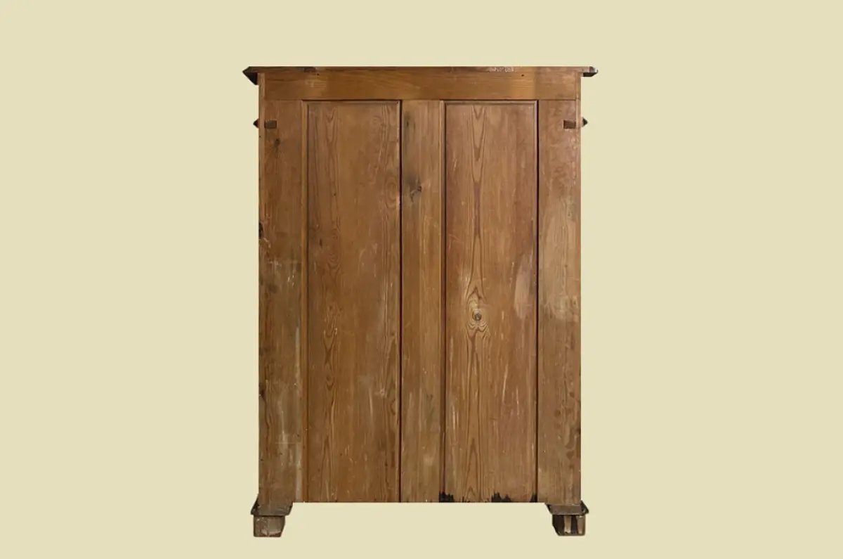 1880er Vertiko ANTIK Gründerzeit VINTAGE Nußbaum Säulen Kommode Schrank von 1880 17