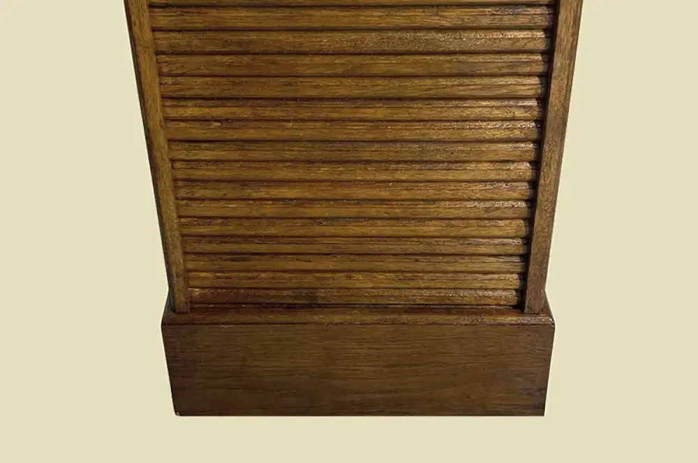 1920er Rolladenschrank ANTIK Jugendstil VINTAGE Art Deco Notenschrank von 1920 9