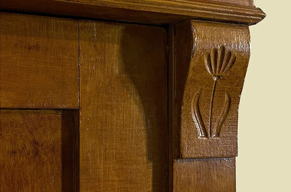 1920er Kleiderschrank ANTIK Jugendstil VINTAGE Lebensbaum Schrank von 1920 11