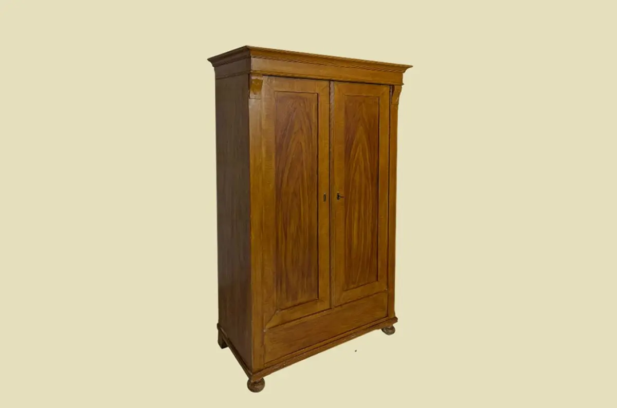 1920er Kleiderschrank ANTIK Jugendstil VINTAGE Lebensbaum Schrank von 1920 3