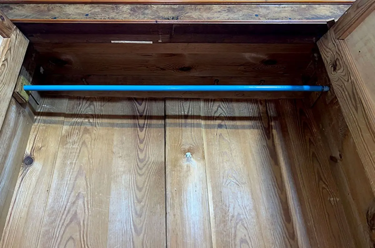 1880er Kleiderschrank ANTIK Gründerzeit Nußbaum VINTAGE Schrank von 1880 5