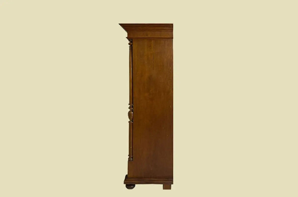 1880er Kleiderschrank ANTIK Gründerzeit VINTAGE Eiche Säulen Schrank von 1880 18