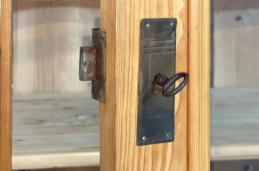 1880er Vitrine ANTIK Gründerzeit VINTAGE Weichholz Bücherschrank Schrank von1880 5