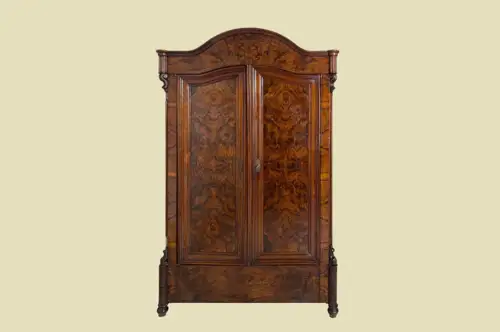 1840er ANTIK Schrank Louis Philippe VINTAGE Wäsche Kleiderschrank von 1840