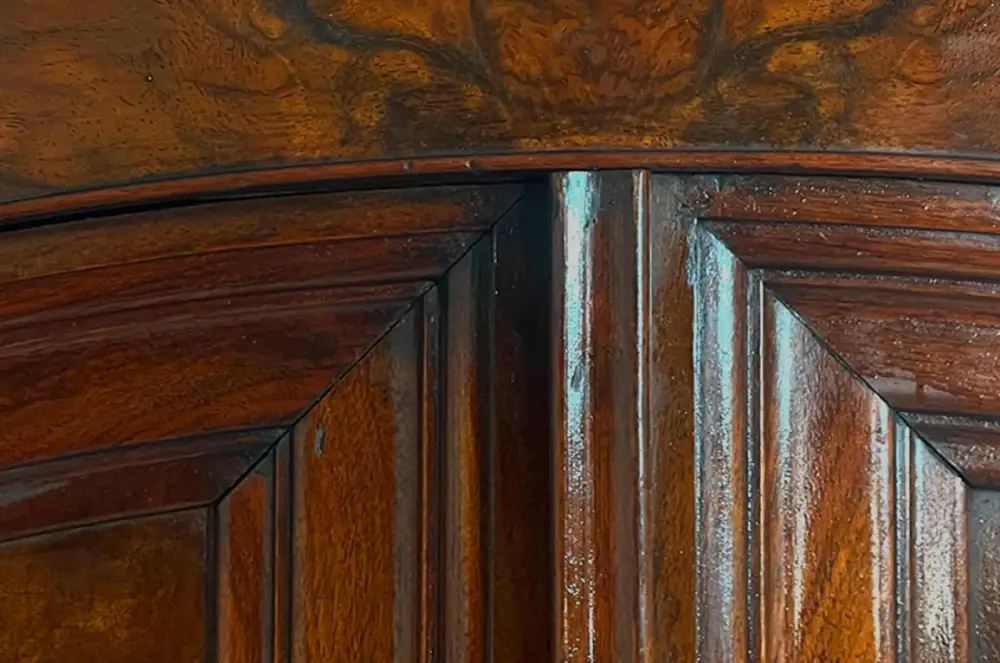 1840er ANTIK Schrank Louis Philippe VINTAGE Wäsche Kleiderschrank von 1840 10