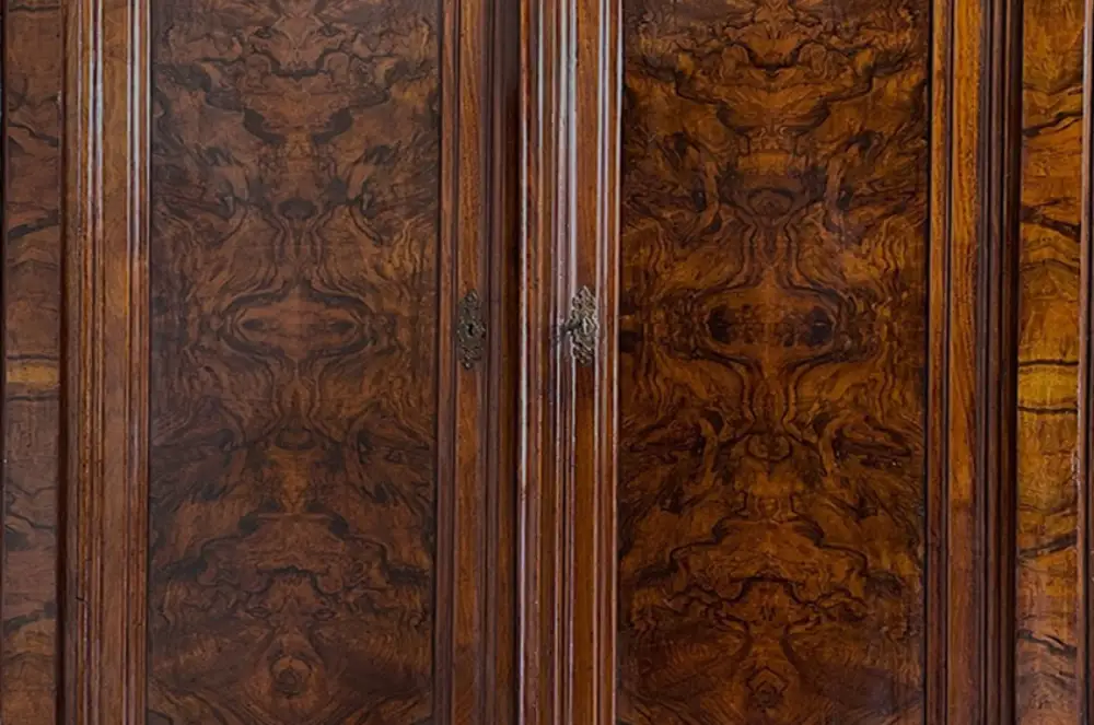 1840er ANTIK Schrank Louis Philippe VINTAGE Wäsche Kleiderschrank von 1840 11