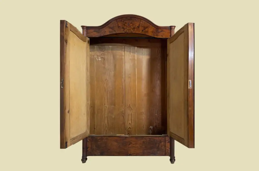 1840er ANTIK Schrank Louis Philippe VINTAGE Wäsche Kleiderschrank von 1840 3