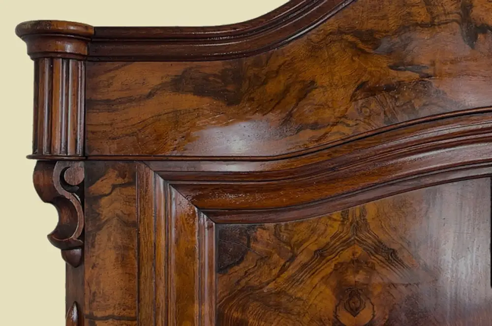 1840er ANTIK Schrank Louis Philippe VINTAGE Wäsche Kleiderschrank von 1840 9