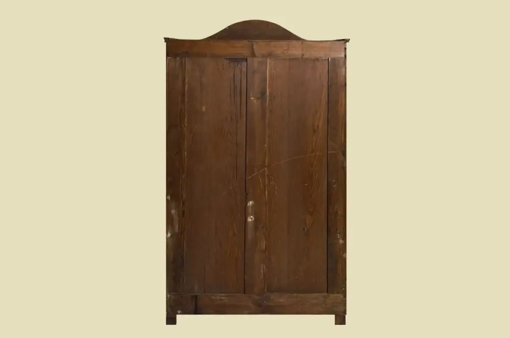 1840er ANTIK Schrank Louis Philippe VINTAGE Nußbaum Wäscheschrank von 1840 15