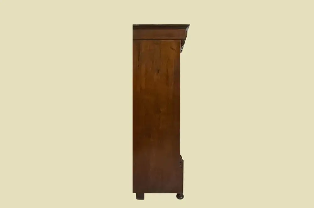 1880er Kleiderschrank ANTIK Gründerzeit Nußbaum VINTAGE Schrank von 1880 12
