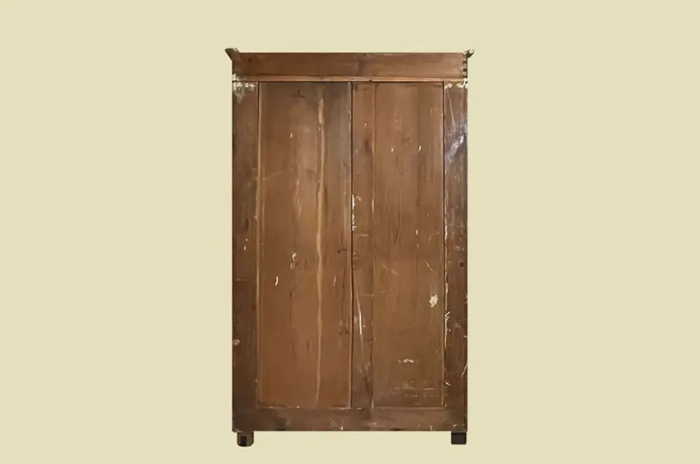 1880er Kleiderschrank ANTIK Gründerzeit Nußbaum VINTAGE Schrank von 1880 13