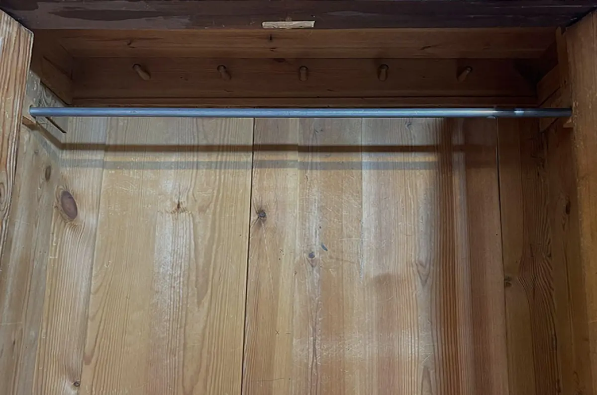 1880er Kleiderschrank ANTIK Gründerzeit Nußbaum VINTAGE Schrank von 1880 5