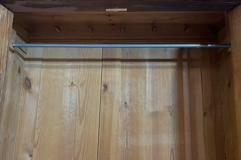 1880er Kleiderschrank ANTIK Gründerzeit Nußbaum VINTAGE Schrank von 1880 5