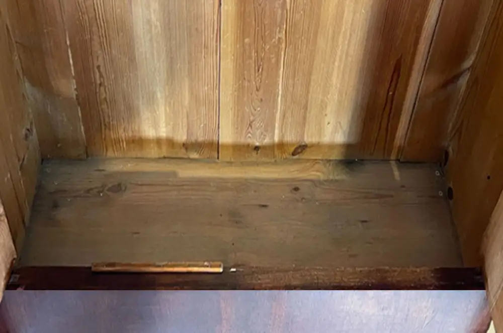 1880er Kleiderschrank ANTIK Gründerzeit VINTAGE Nußbaum Säulen Schrank von 1880 5