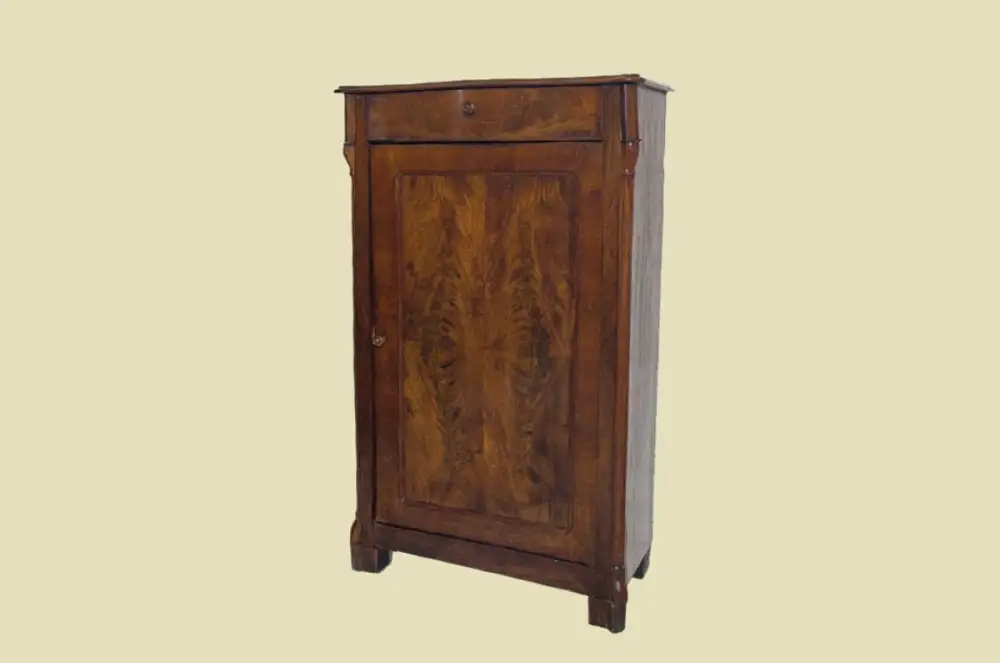 1840er Vertiko ANTIK Louis Philippe Mahagoni VINTAGE Schrank Kommode von 1840 1