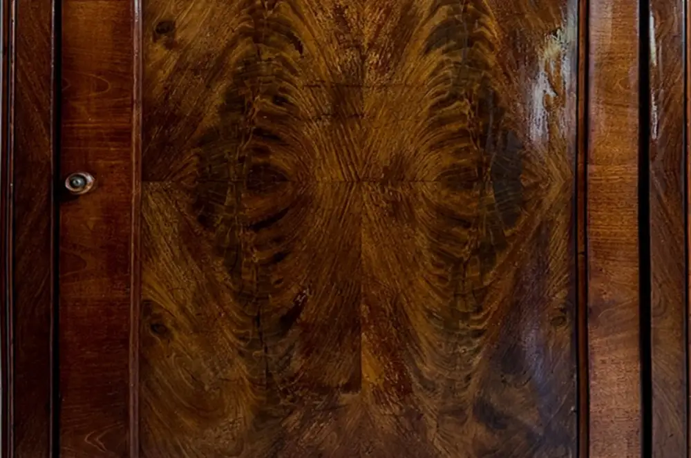 1840er Vertiko ANTIK Louis Philippe Mahagoni VINTAGE Schrank Kommode von 1840 12