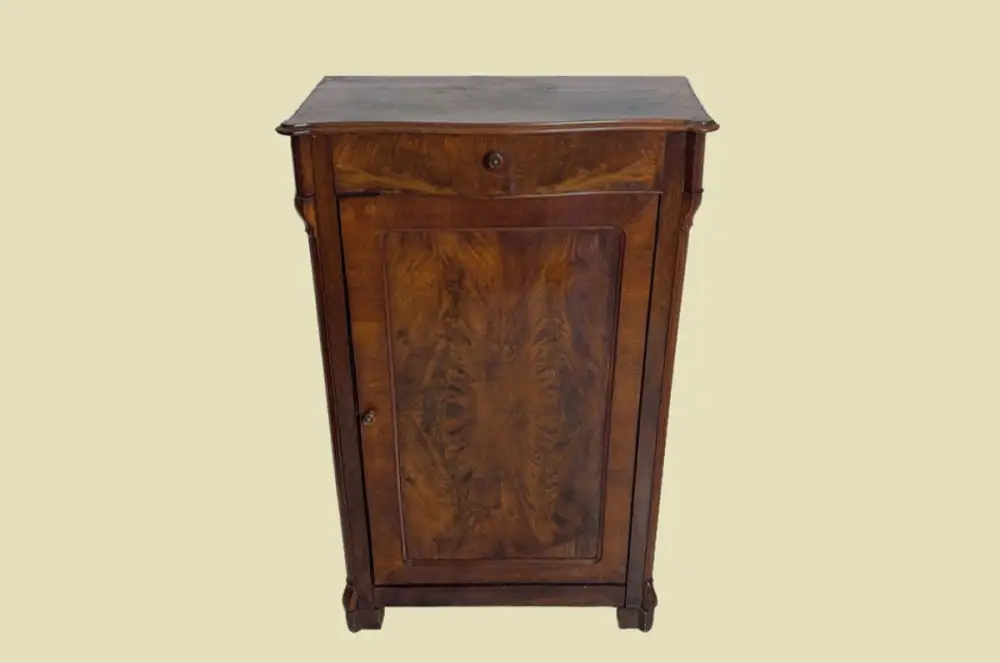 1840er Vertiko ANTIK Louis Philippe Mahagoni VINTAGE Schrank Kommode von 1840 2