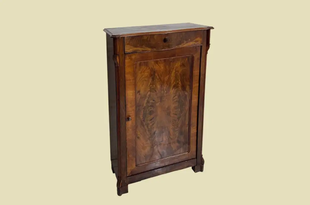 1840er Vertiko ANTIK Louis Philippe Mahagoni VINTAGE Schrank Kommode von 1840 3