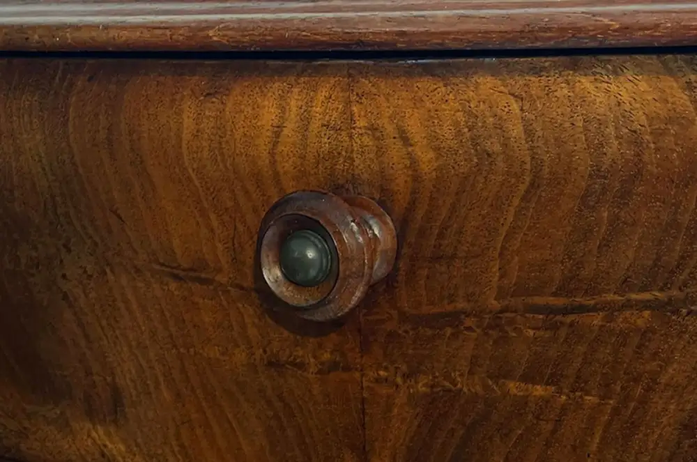 1840er Vertiko ANTIK Louis Philippe Mahagoni VINTAGE Schrank Kommode von 1840 8