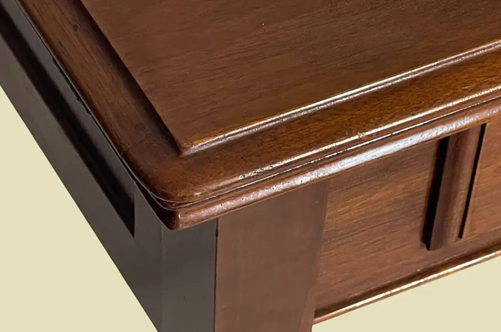 Edler ANTIK Jugendstil Tisch VINTAGE Mahagoni Schreib Beistell Tisch von 1920 3