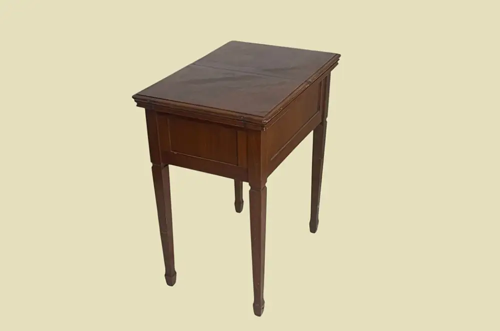 Edler ANTIK Jugendstil Tisch VINTAGE Mahagoni Schreib Beistell Tisch von 1920 9