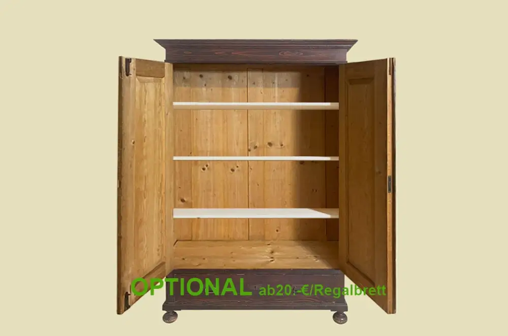 Großer 1920er Kleiderschrank ANTIK Jugendstil VINTAGE Steck Schrank von 1920 6