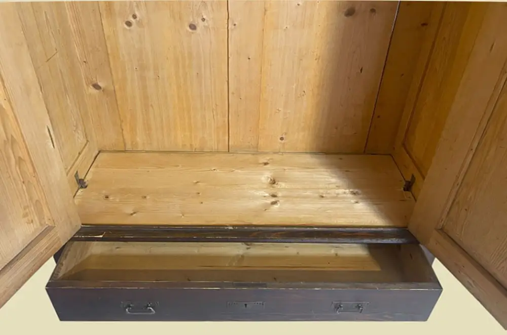 Großer 1920er Kleiderschrank ANTIK Jugendstil VINTAGE Steck Schrank von 1920 7