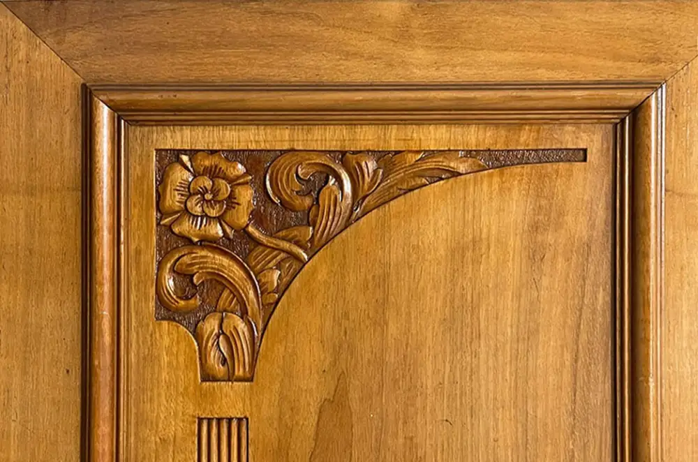 1920er Kleiderschrank ANTIK Jugendstil VINTAGE Lebensbaum Schrank von 1920 10