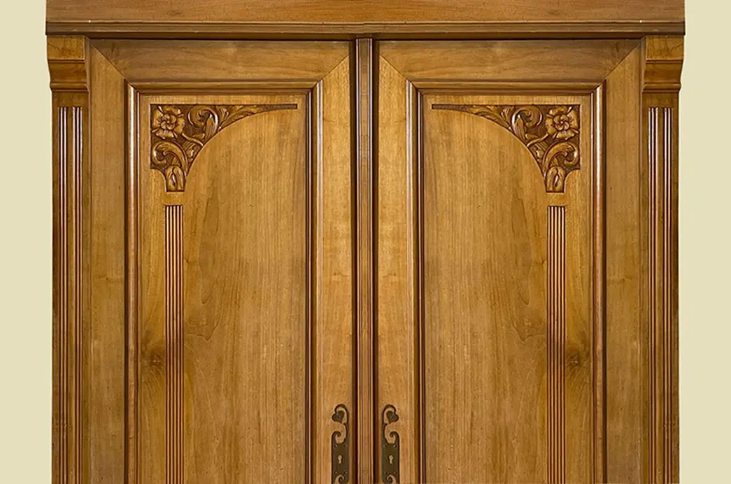 1920er Kleiderschrank ANTIK Jugendstil VINTAGE Lebensbaum Schrank von 1920 12