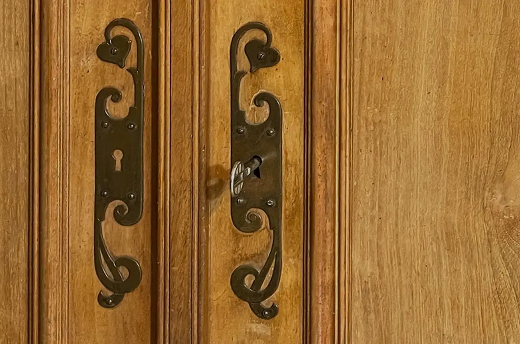 1920er Kleiderschrank ANTIK Jugendstil VINTAGE Lebensbaum Schrank von 1920 13